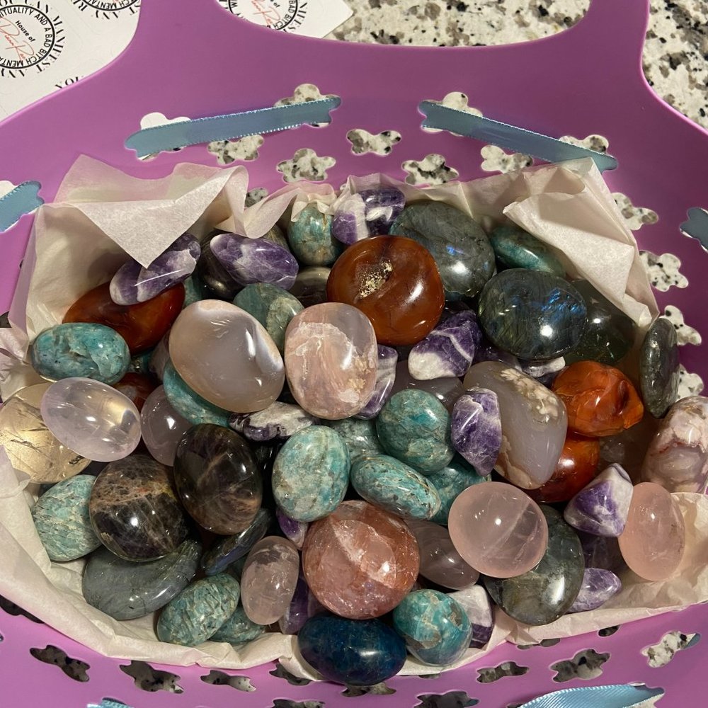 First quality (2) Crystal Mystery Grab bag